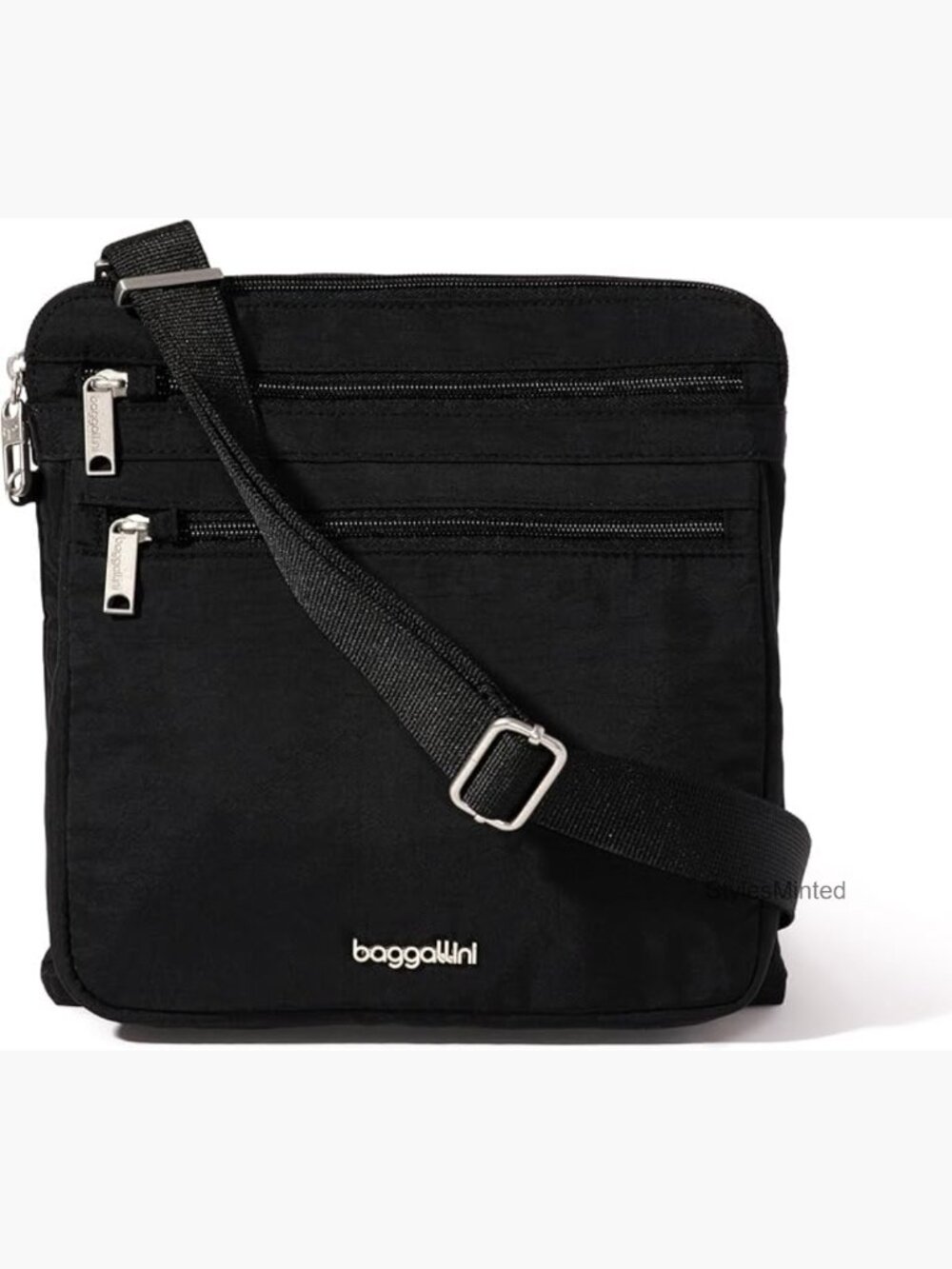 Anti-Theft Crossbody Bag with RFID Blocking & Locking Zippers